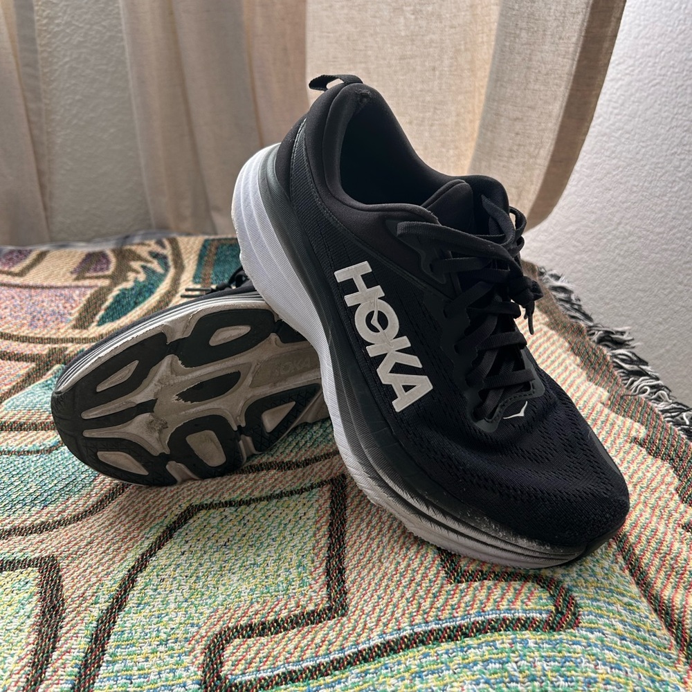 HOKA Womens Black Running Shoes